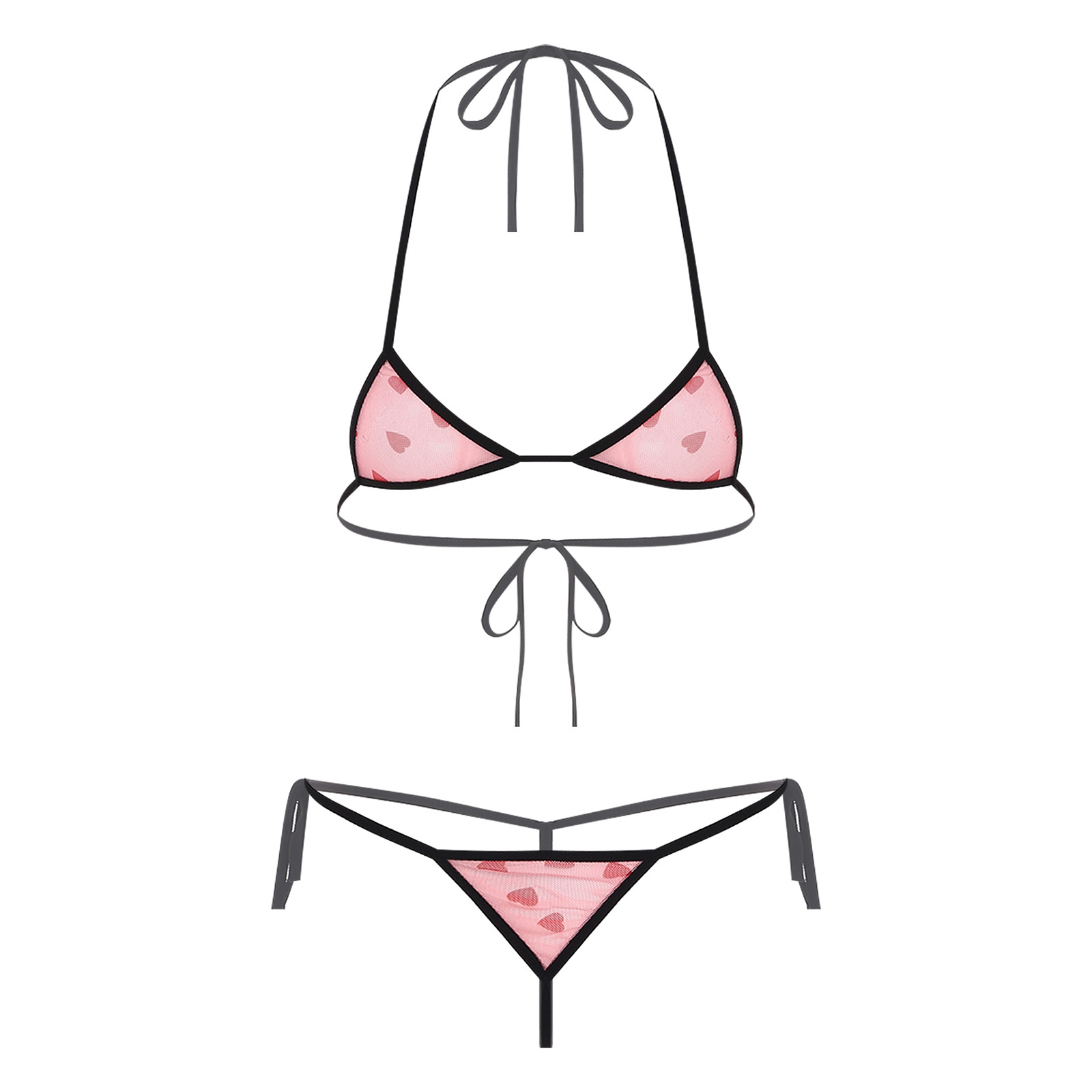 Womens Micro Mini Bikini Linge - Sheer Mesh Bra บทวิจารณ์และราคา