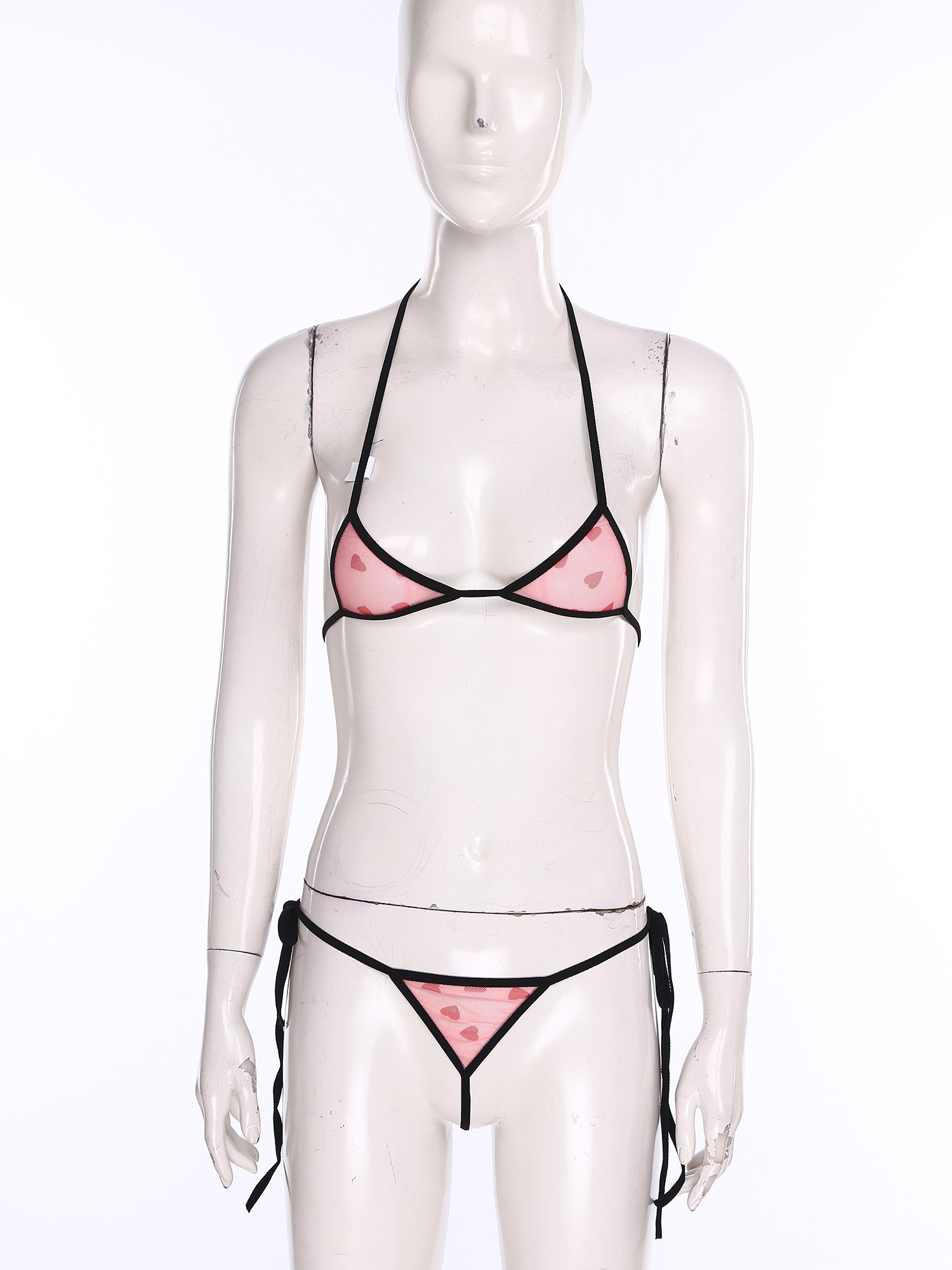 Womens Micro Mini Bikini Linge - Sheer Mesh Bra บทวิจารณ์และราคา