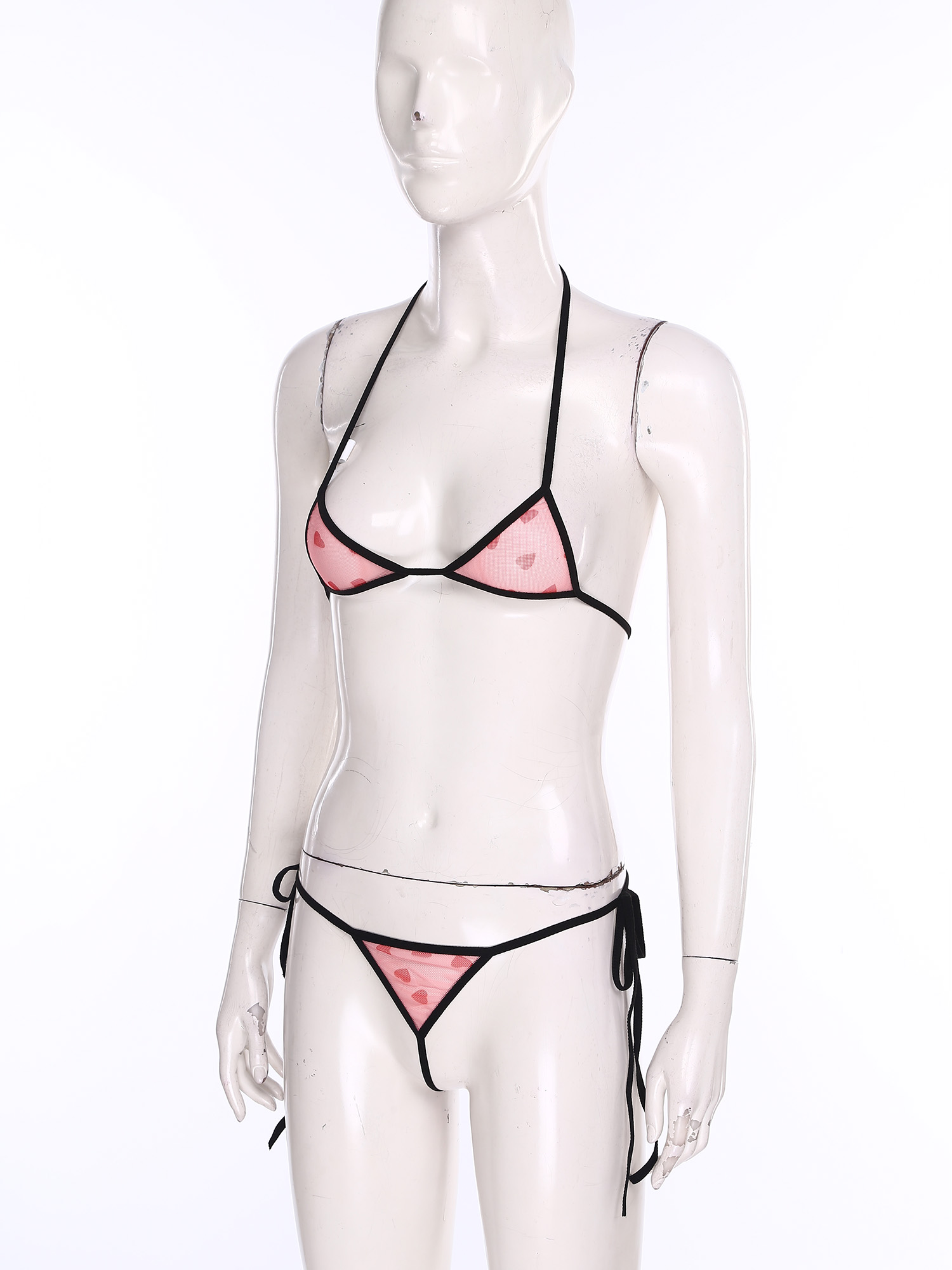Womens Micro Mini Bikini Linge - Sheer Mesh Bra บทวิจารณ์และราคา