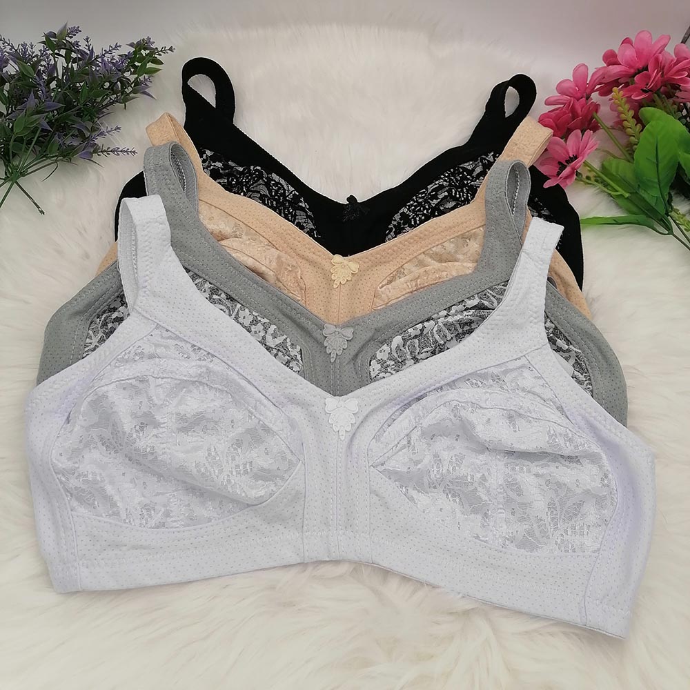 Women's Bra Large Cup C D E F  - Cotton Bra Everyday บทวิจารณ์และราคา