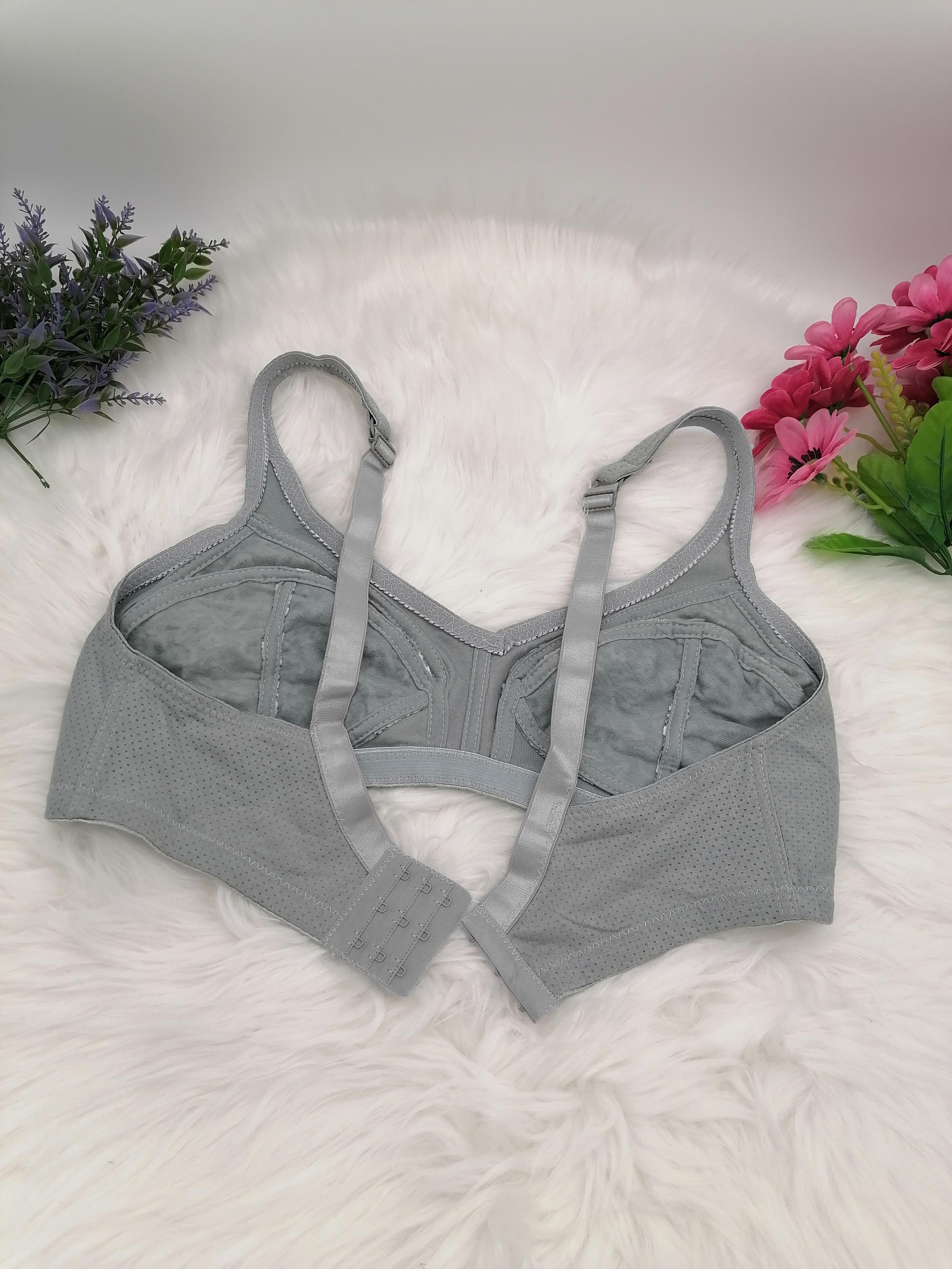 Women's Bra Large Cup C D E F  - Cotton Bra Everyday บทวิจารณ์และราคา