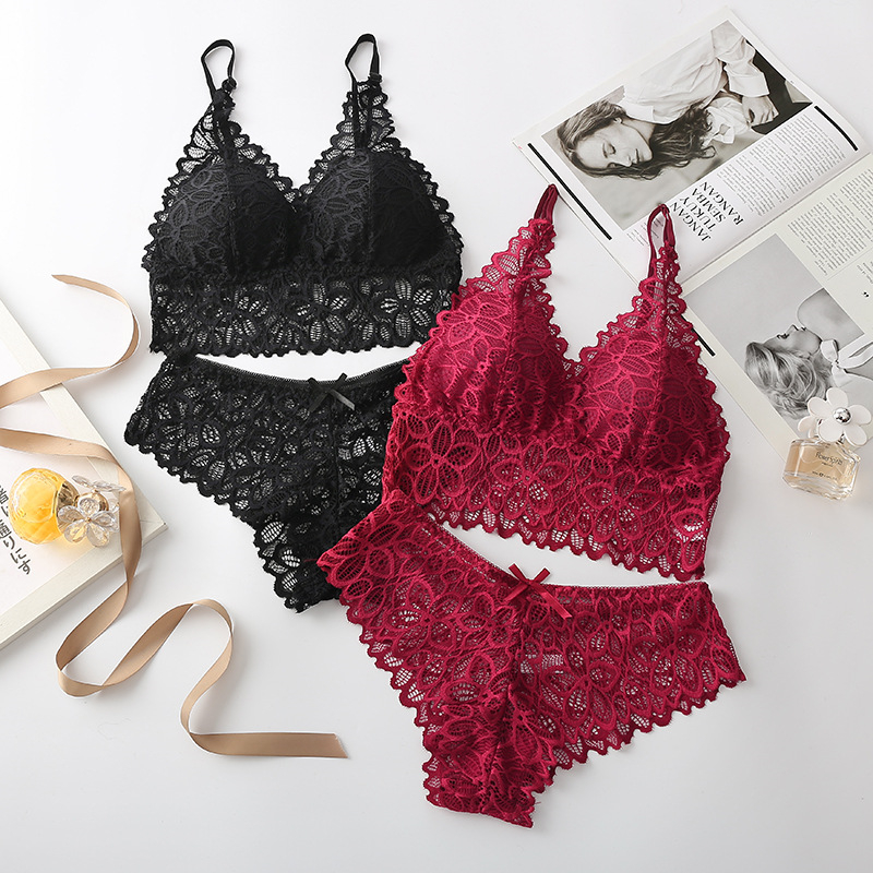 Sexy Lace Bra Women Underwear  - Sleep Bra Bralette บทวิจารณ์และราคา