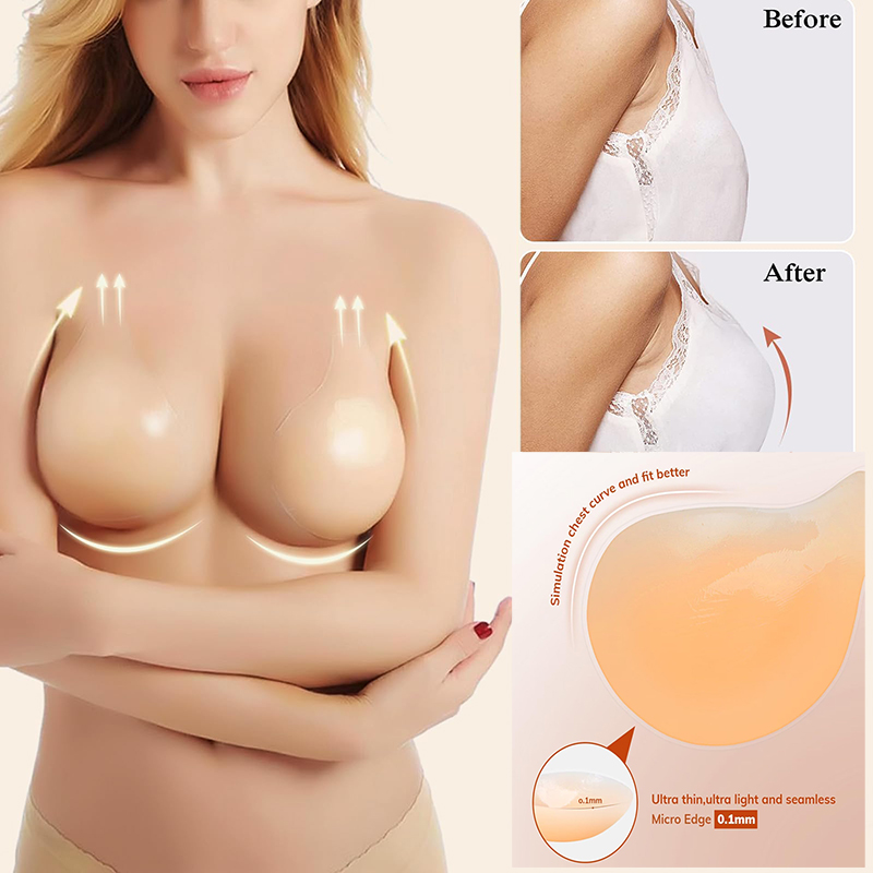 1/2 Pairs Women Sticky Bra Pus - Strapless Bra Adhesive บทวิจารณ์และราคา