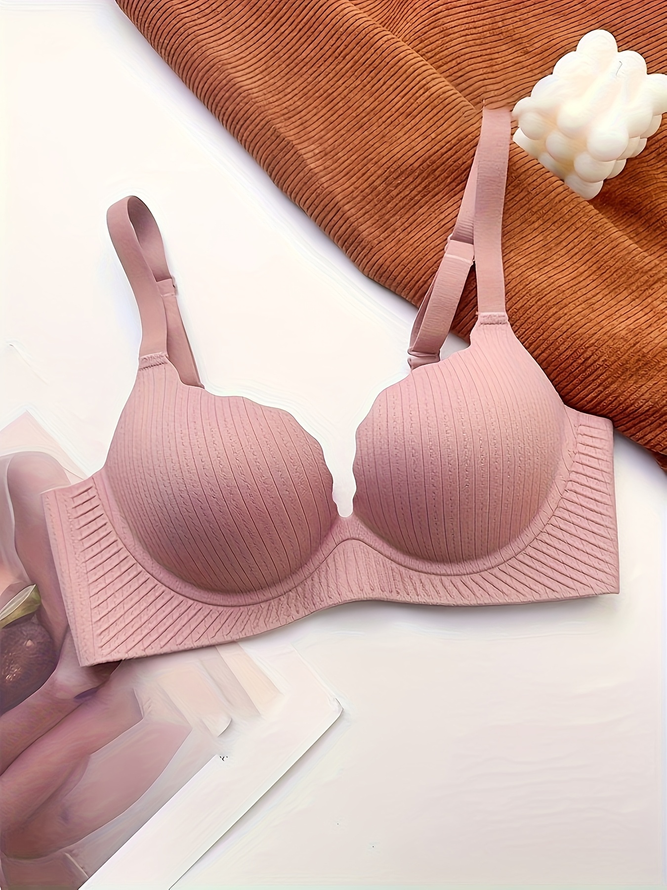 Thickened Bra for Small Bust w - Underwire Bra Padded บทวิจารณ์และราคา