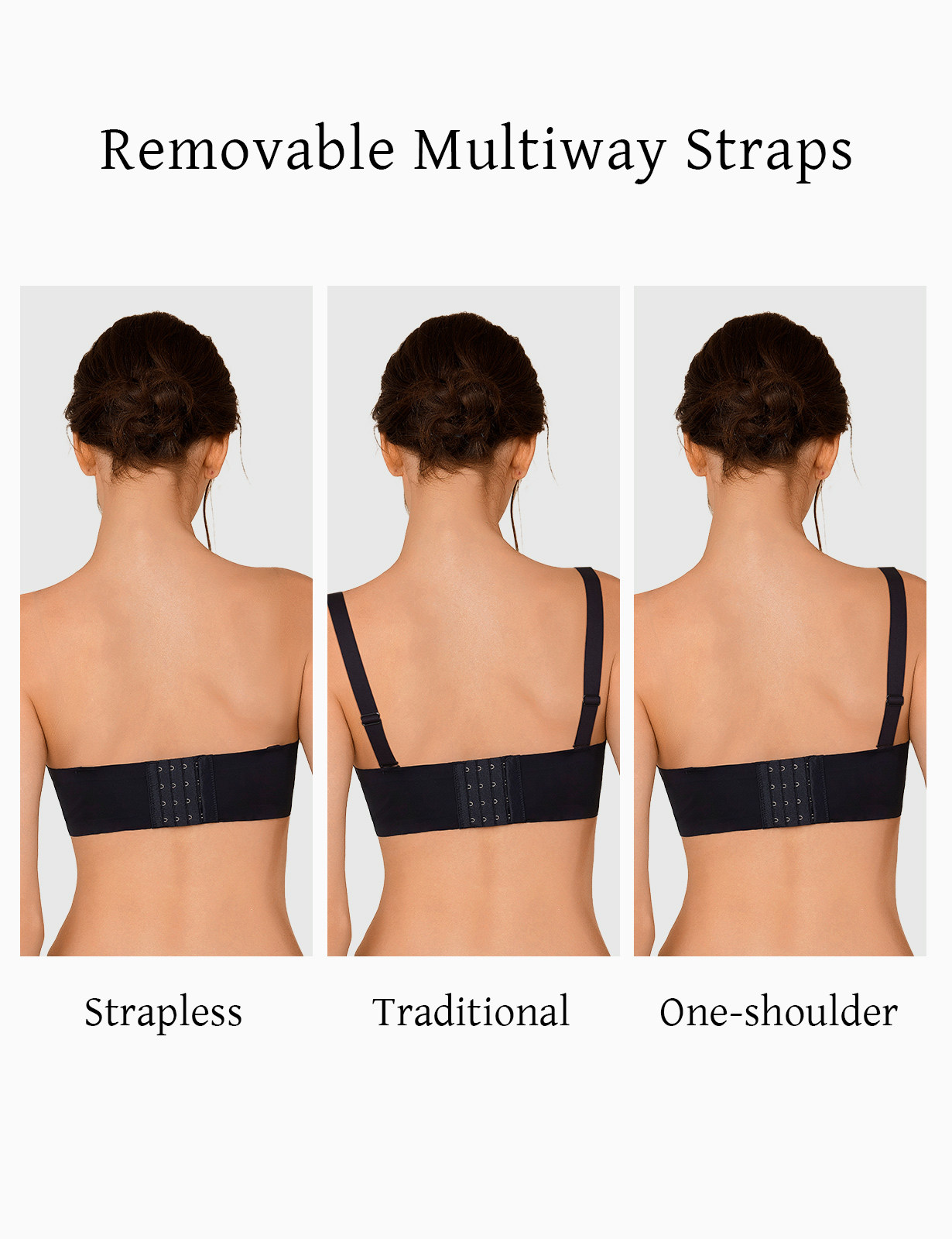 New Women Sexy Push Up Bras St - Convertible Bra Multiway บทวิจารณ์และราคา