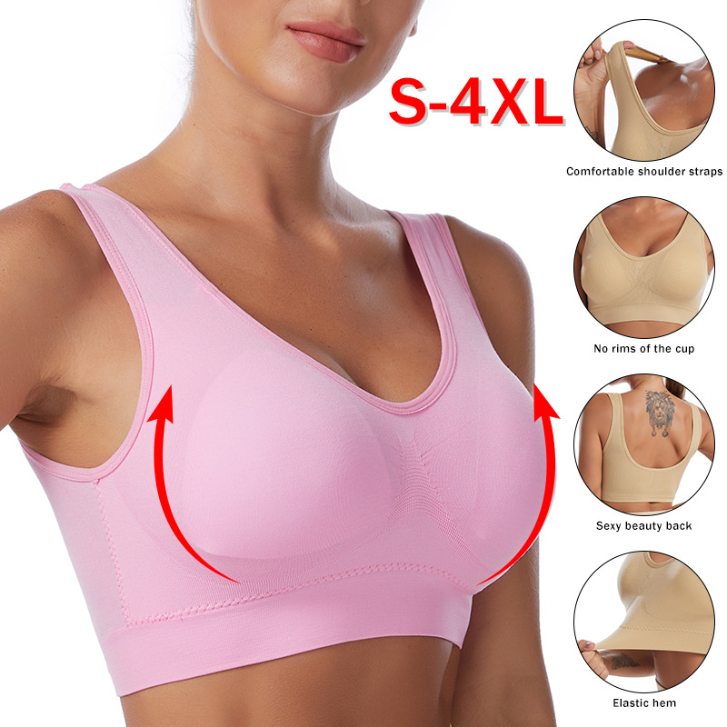 Sexy Women Bra Plus Size Seaml - Full Coverage Bra บทวิจารณ์และราคา