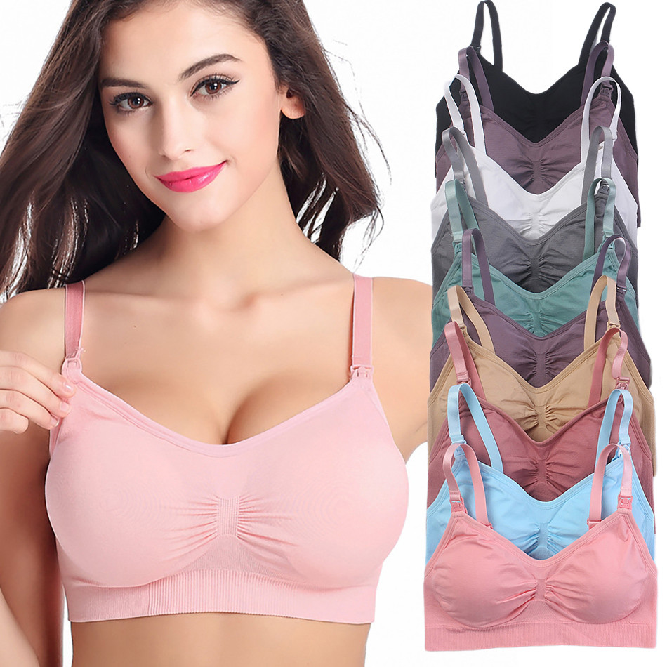 Breathable Maternity Pregnant  - Sleep Bra Bralette บทวิจารณ์และราคา