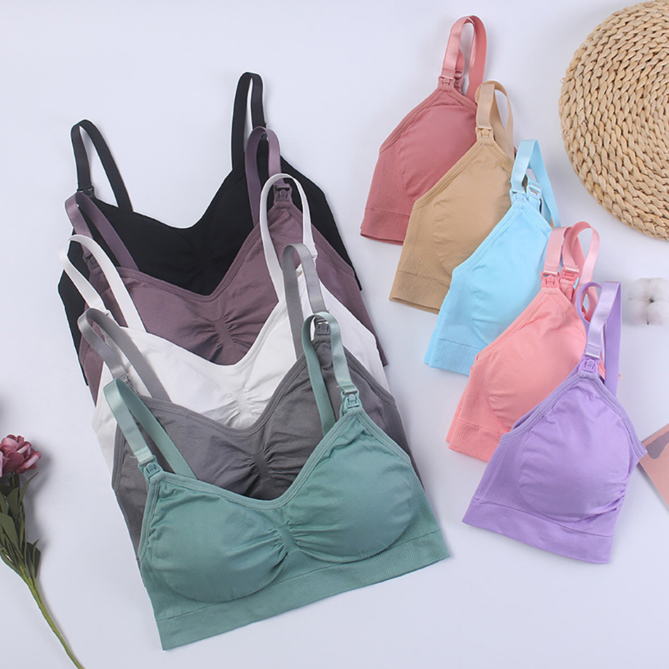 Breathable Maternity Pregnant  - Sleep Bra Bralette บทวิจารณ์และราคา