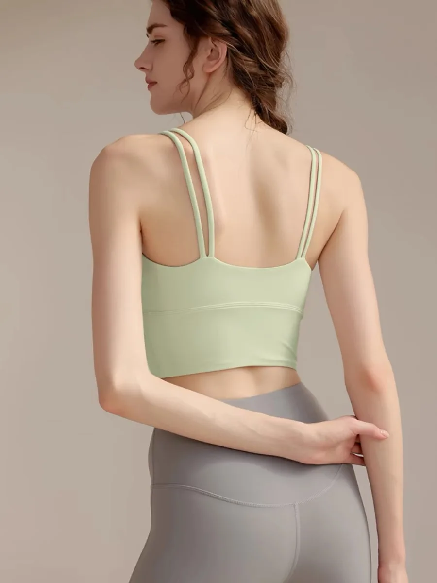 Women's Yoga Vest Fitness Runn - Sports Bra Racerback บทวิจารณ์และราคา