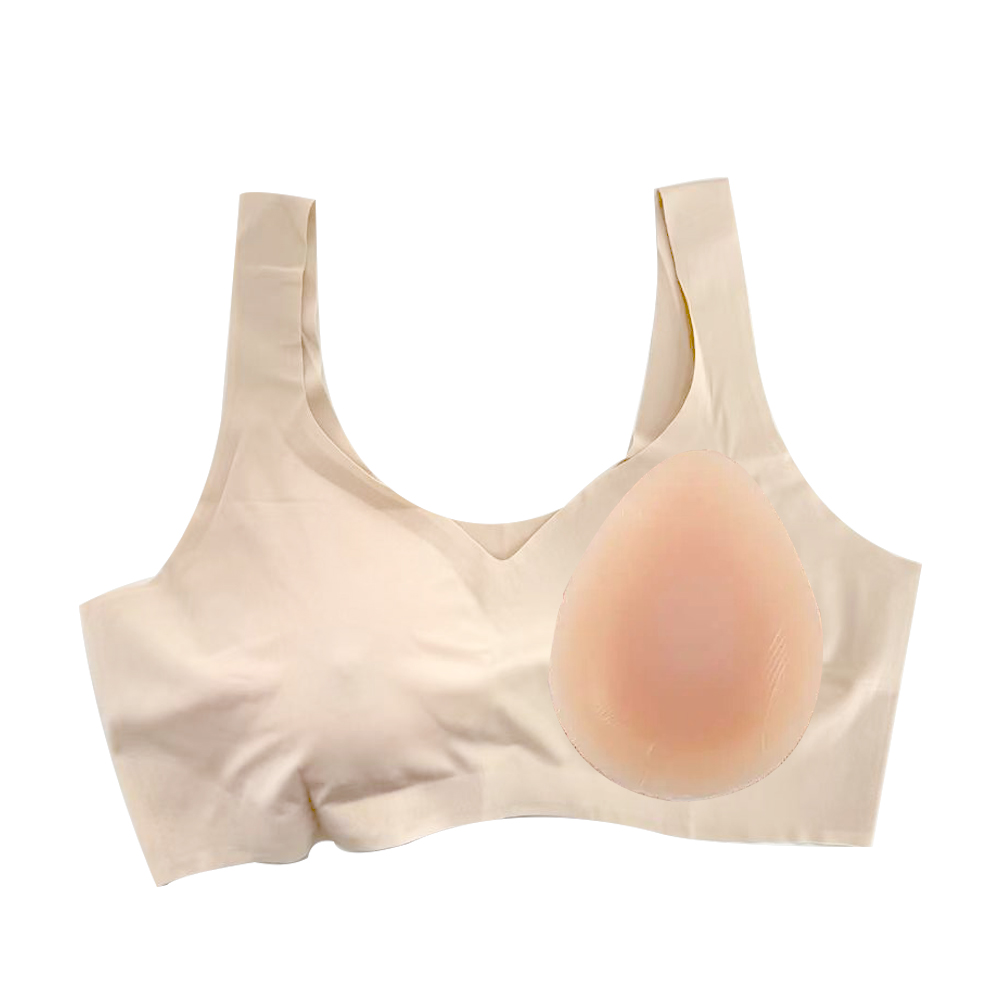Bra Silicone Fake Chest Access - Mastectomy Bra Pocket บทวิจารณ์และราคา