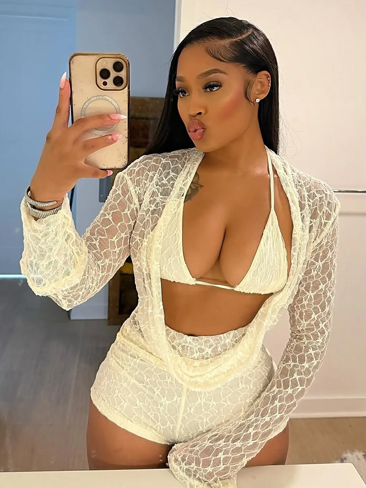 Weird Puss Sexy See Through 3  - Lace Bralette Set บทวิจารณ์และราคา