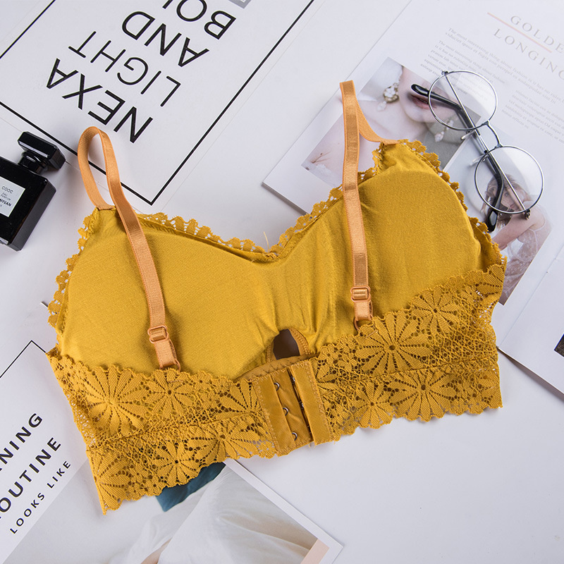 3D Sexy girl lace Lingerie Sea - Lace Bralette Set บทวิจารณ์และราคา
