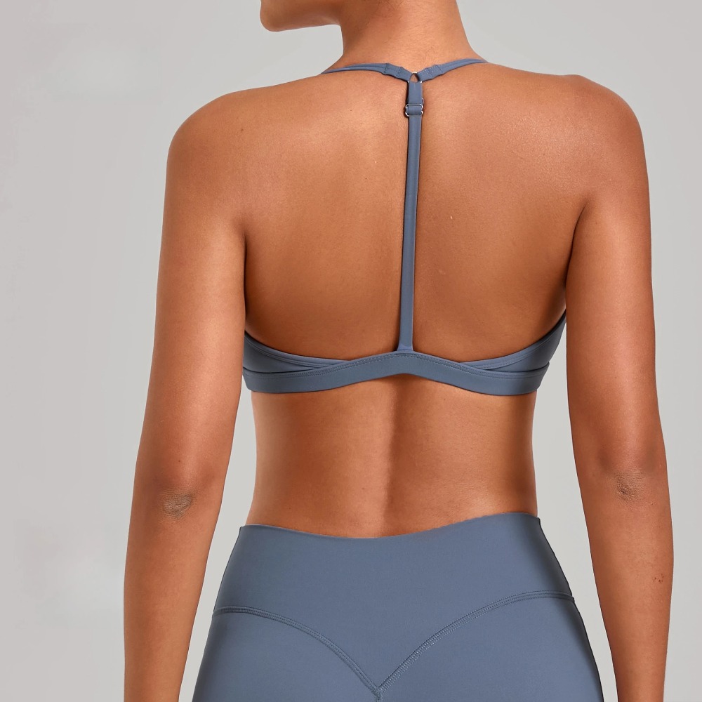 Gym Workout Fitness Top Adjust - Sports Bra Racerback บทวิจารณ์และราคา