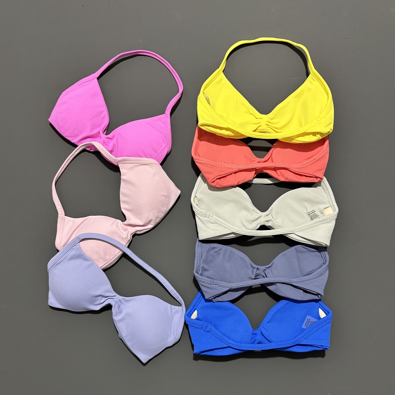 Sports Strappy Bra Yoga Underw - Sports Bra Racerback บทวิจารณ์และราคา