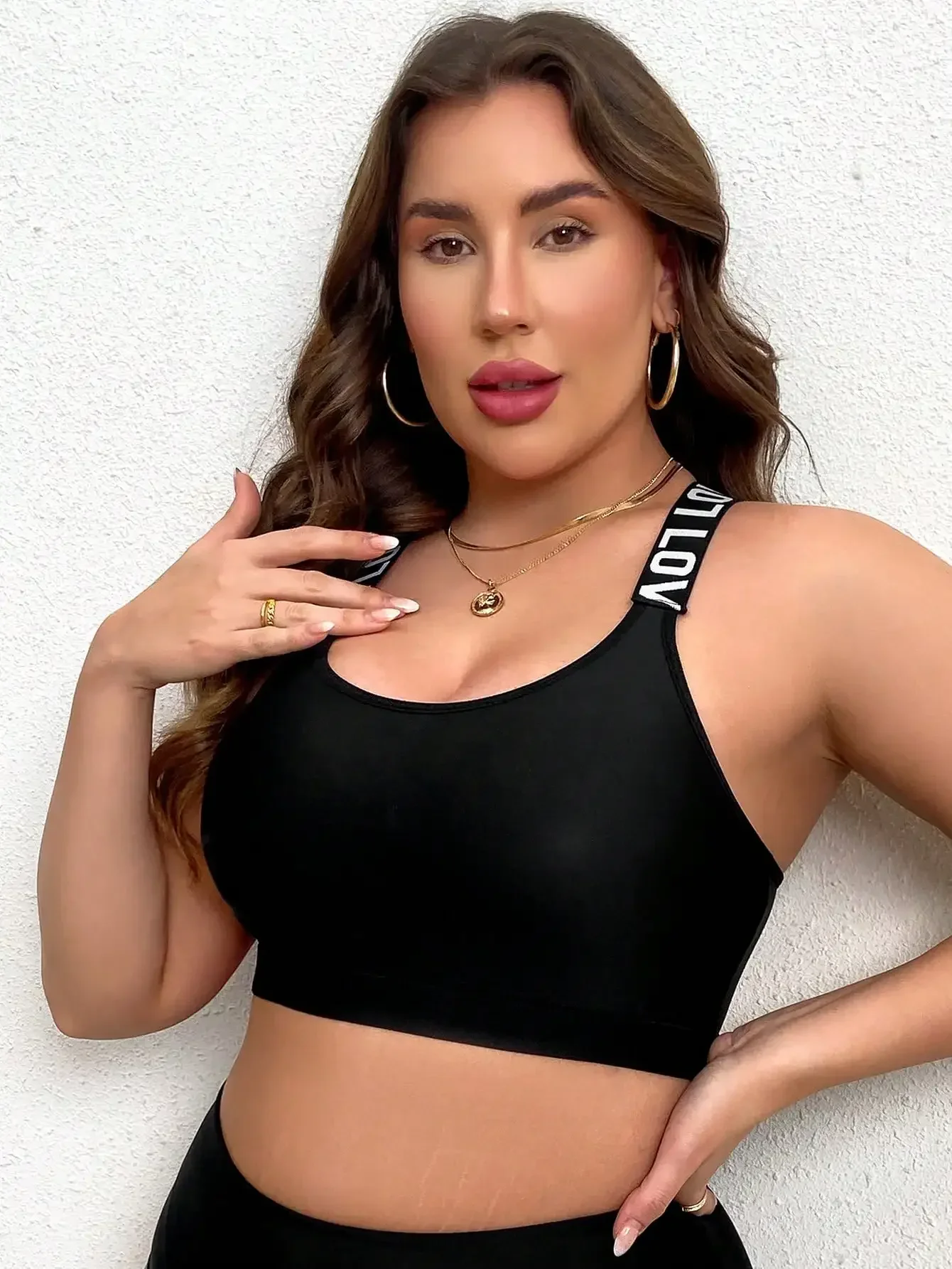 Plus Size Women Sports Bra, Bl - Full Coverage Bra บทวิจารณ์และราคา