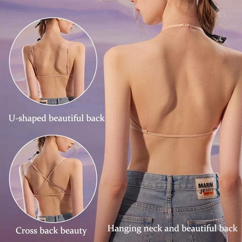 Women Seamless Bras Deep V Nec - Sleep Bra Bralette บทวิจารณ์และราคา