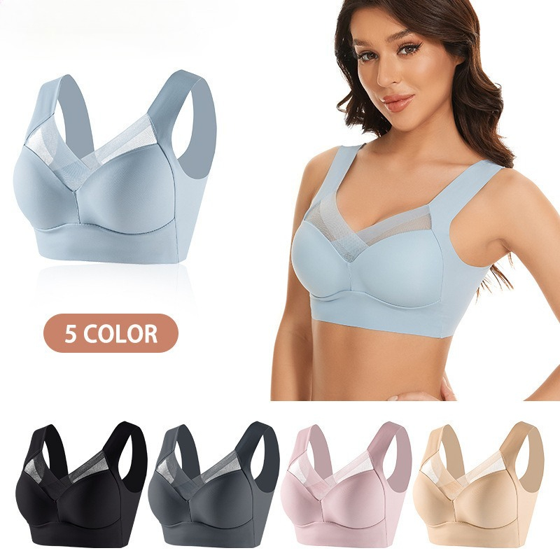 L-6XL Plus Size Non-underwire  - Underwire Bra Padded บทวิจารณ์และราคา
