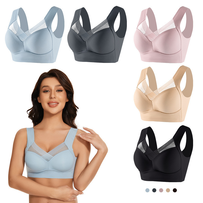 L-6XL Plus Size Non-underwire  - Underwire Bra Padded บทวิจารณ์และราคา