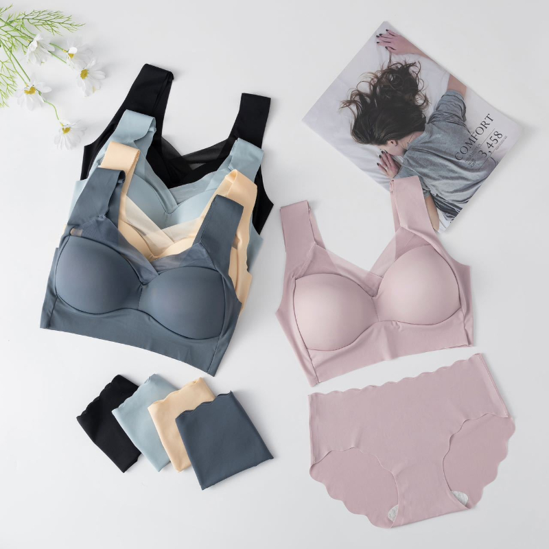L-6XL Plus Size Non-underwire  - Underwire Bra Padded บทวิจารณ์และราคา
