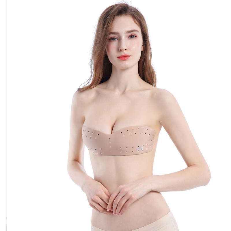 Invisible Push Up Bra Women Ba - Backless Bra Sticky บทวิจารณ์และราคา