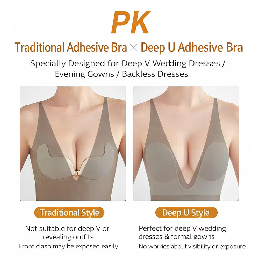 Invisible Push Up Bra Straples - Backless Bra Sticky บทวิจารณ์และราคา