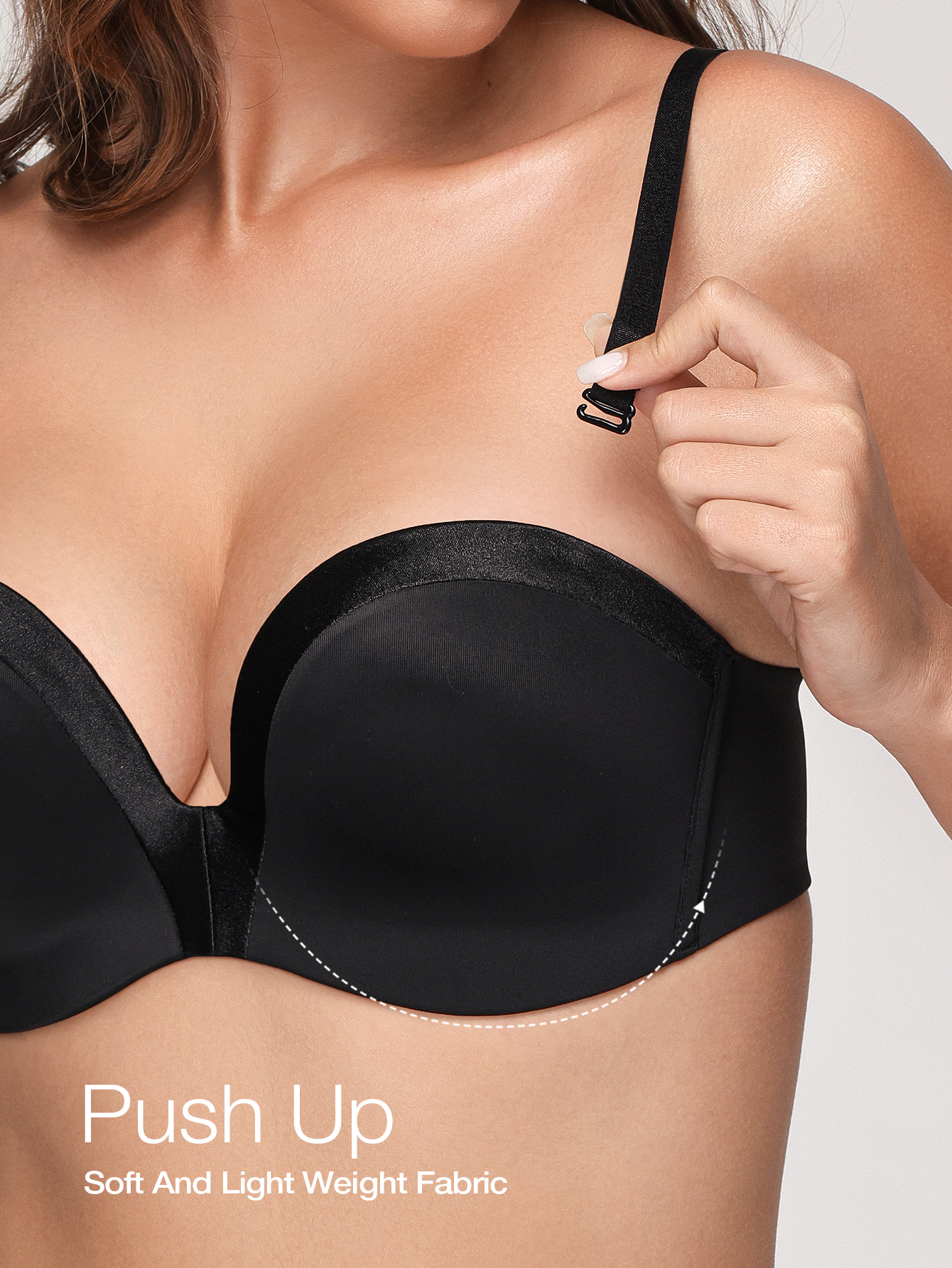 Wingslove Women Strapless Push - Convertible Bra Multiway บทวิจารณ์และราคา