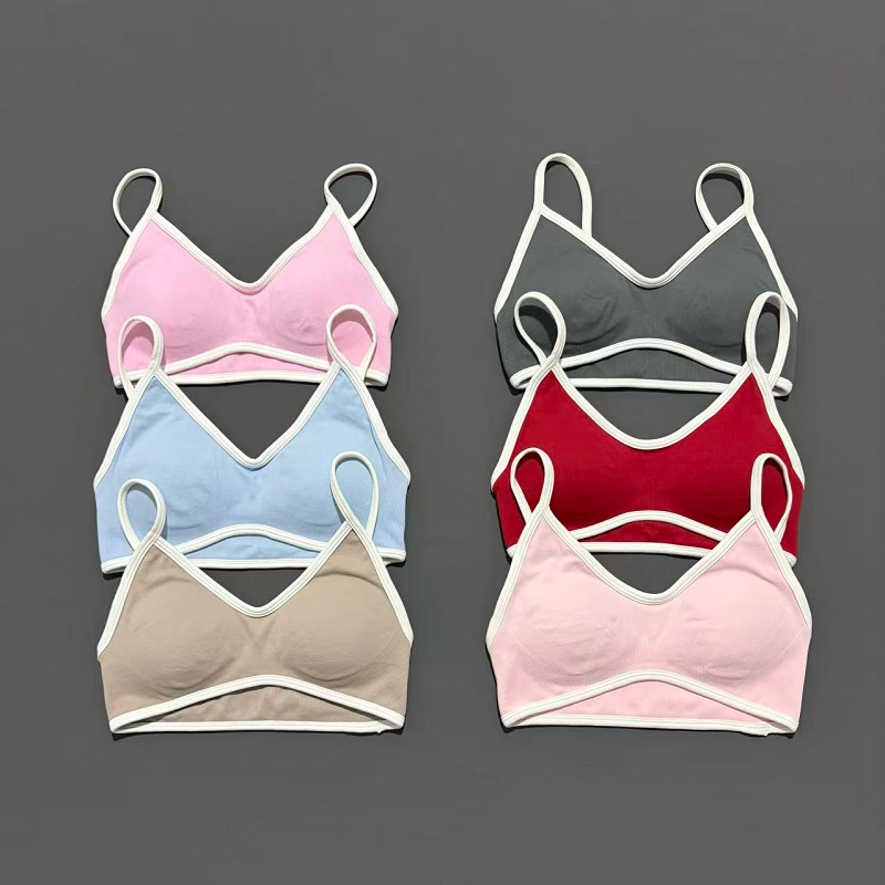 Women Sports Bra Adjustable Hi - Plunge Bra Push Up บทวิจารณ์และราคา
