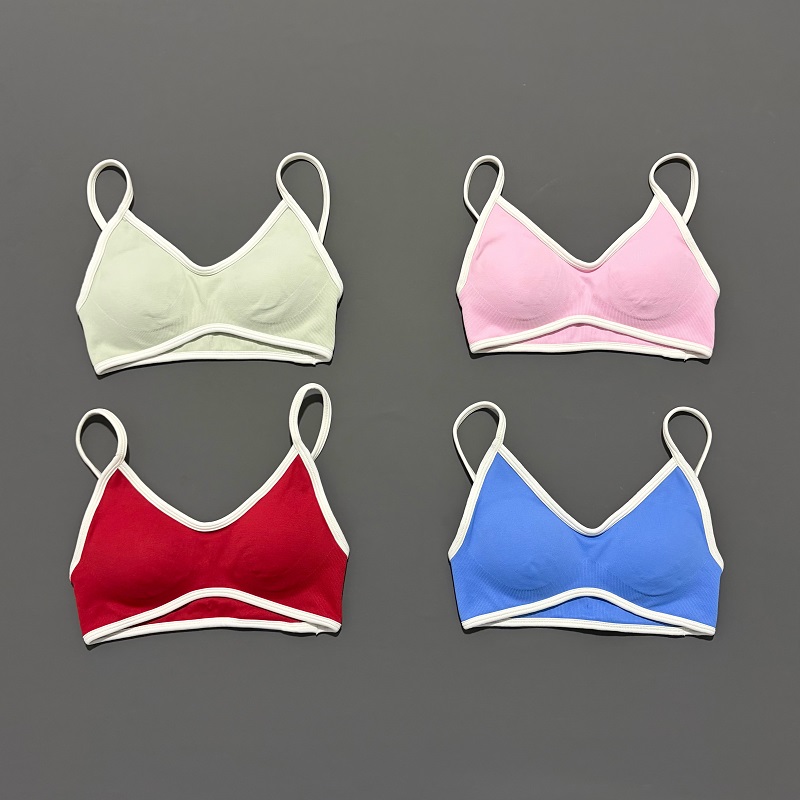 Women Sports Bra Adjustable Hi - Plunge Bra Push Up บทวิจารณ์และราคา