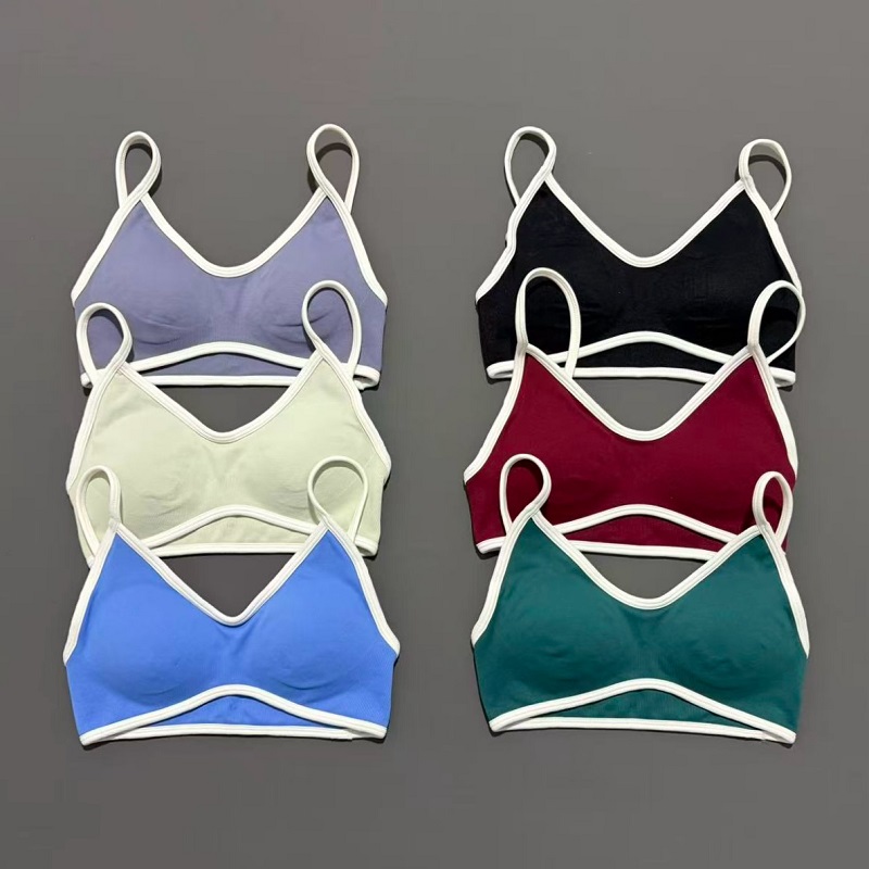Women Sports Bra Adjustable Hi - Plunge Bra Push Up บทวิจารณ์และราคา