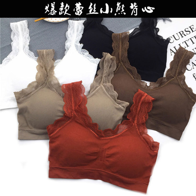 3D Sexy lace Lingerie Seamless - Lace Bralette Set บทวิจารณ์และราคา