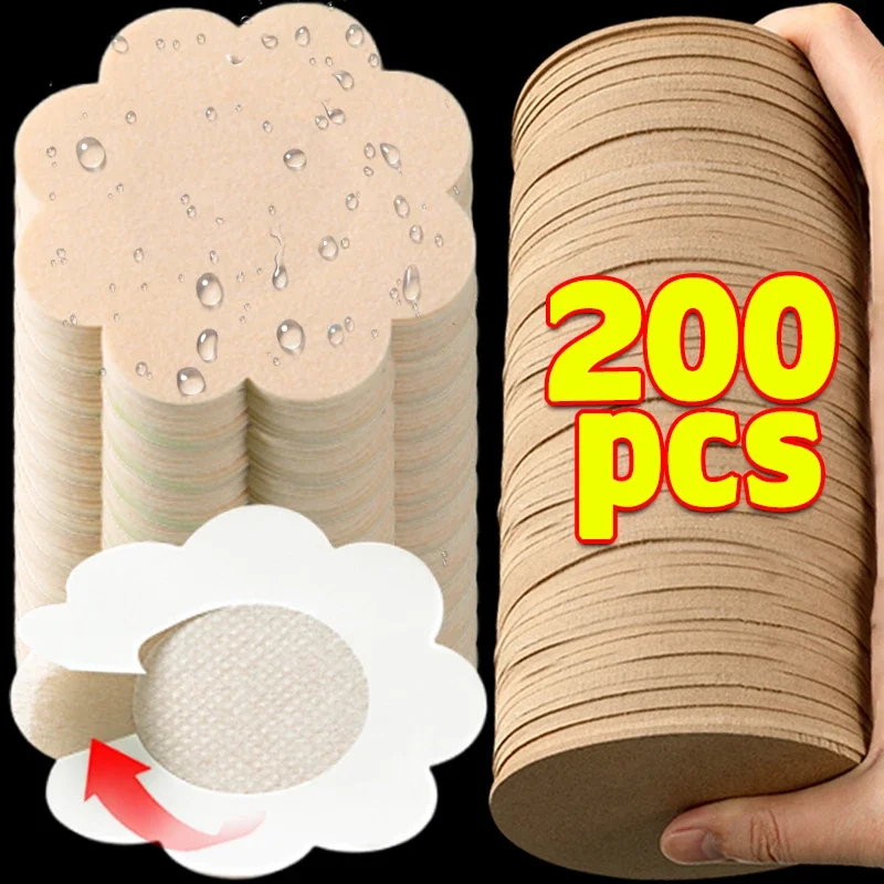 50-200pcs Nipple Cover Sticker - Strapless Bra Adhesive บทวิจารณ์และราคา