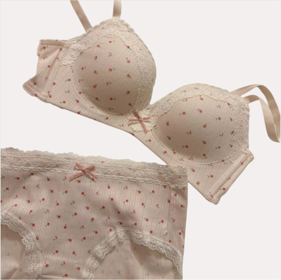 Teenage Sexy Lace Floral Bra S - Cotton Bra Everyday บทวิจารณ์และราคา