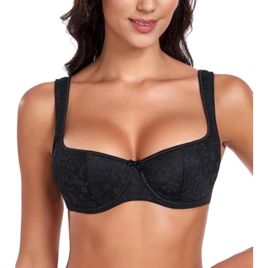 DotVol Women's Lightly Padded  - Demi Bra Balconette บทวิจารณ์และราคา