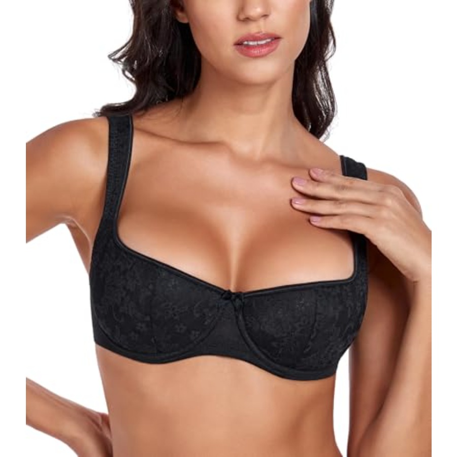 DotVol Women's Lightly Padded  - Demi Bra Balconette บทวิจารณ์และราคา