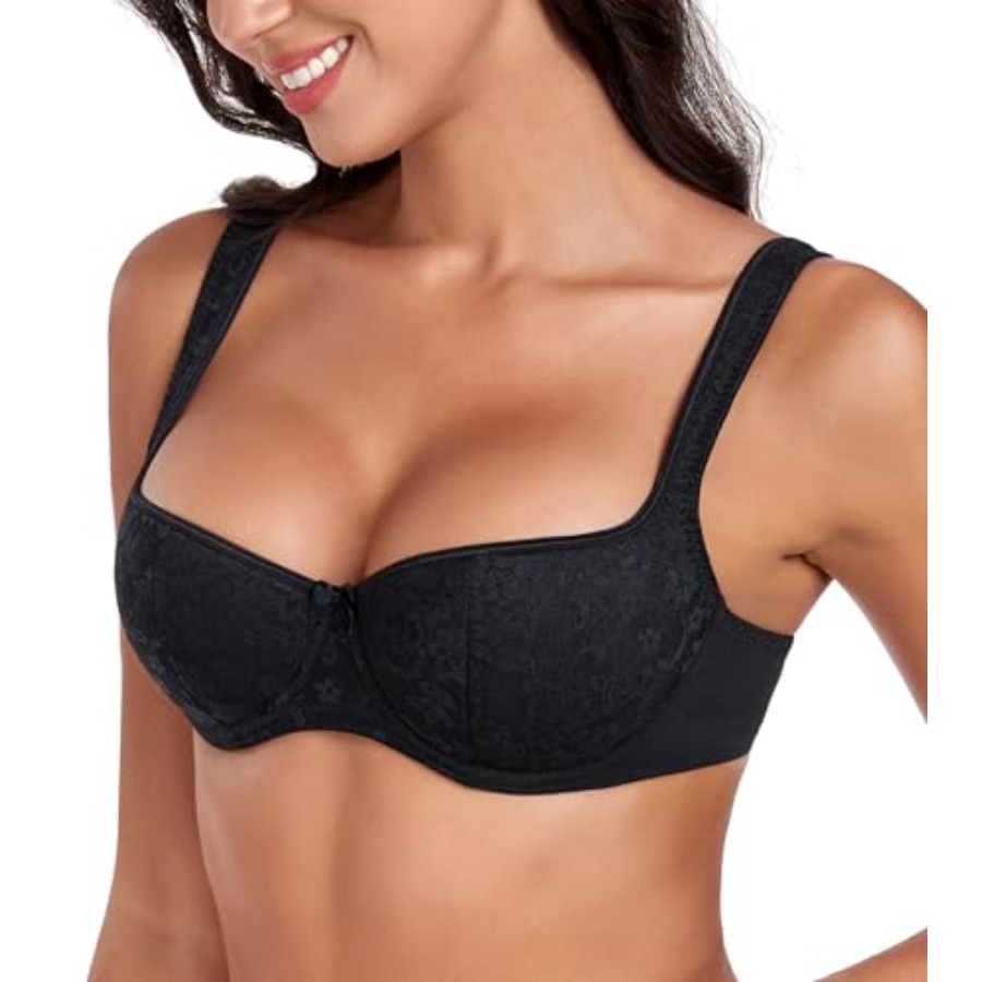 DotVol Women's Lightly Padded  - Demi Bra Balconette บทวิจารณ์และราคา