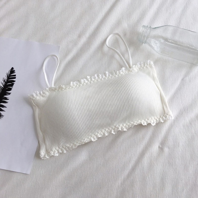 Women's Cotton Bra Female Tube - T Shirt Bra Seamless บทวิจารณ์และราคา