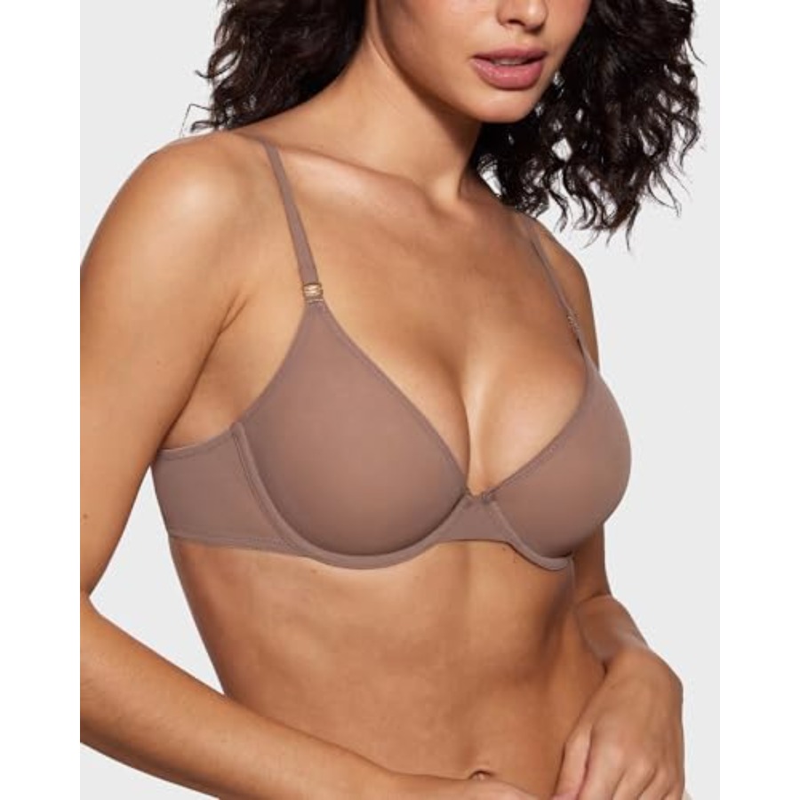 Women's Cosnufy Sheer Balconet - Demi Bra Balconette บทวิจารณ์และราคา