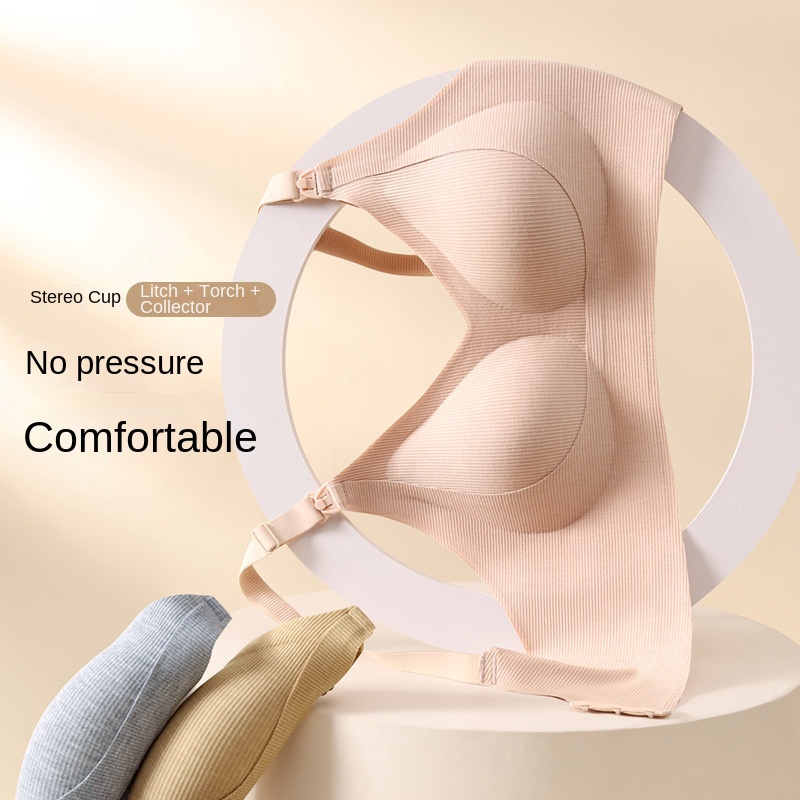 Postpartum Nursing Bra with Fr - Nursing Bra Clip บทวิจารณ์และราคา