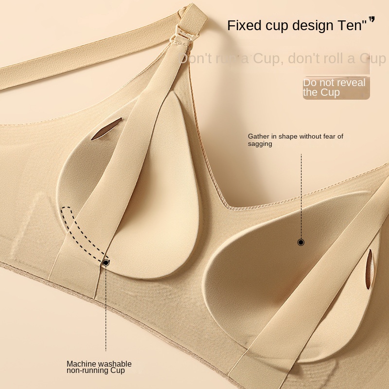 Postpartum Nursing Bra with Fr - Nursing Bra Clip บทวิจารณ์และราคา
