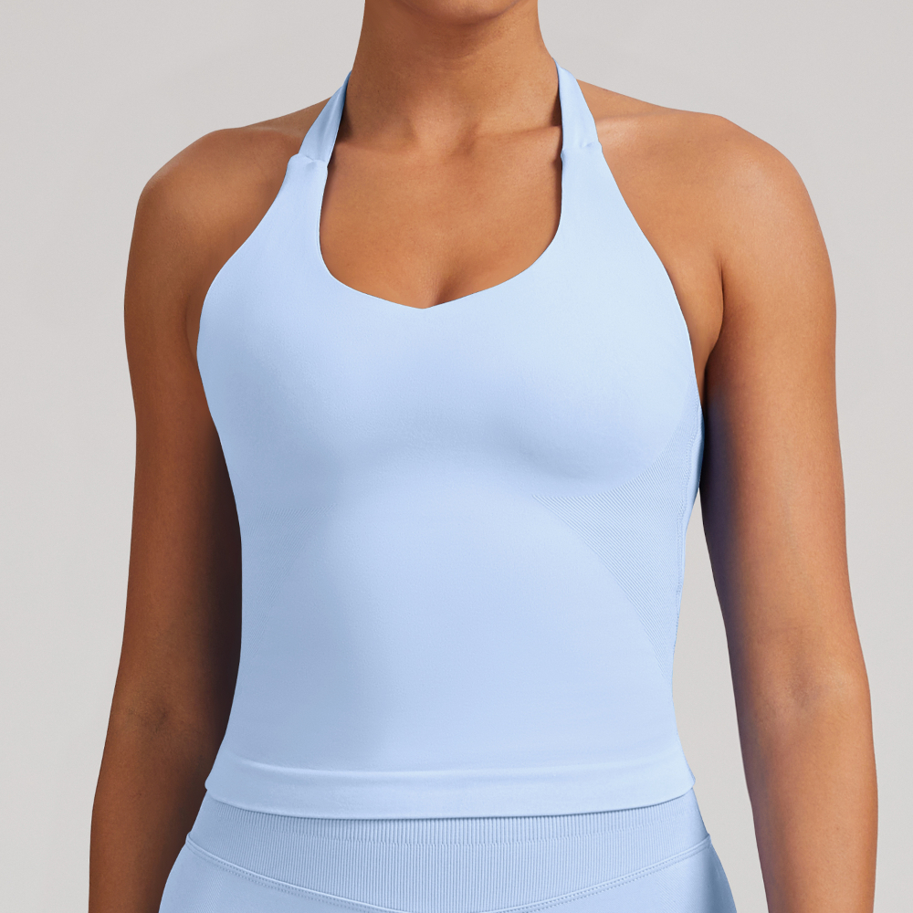 Women's Yoga Vest Seamless Top - T Shirt Bra Seamless บทวิจารณ์และราคา