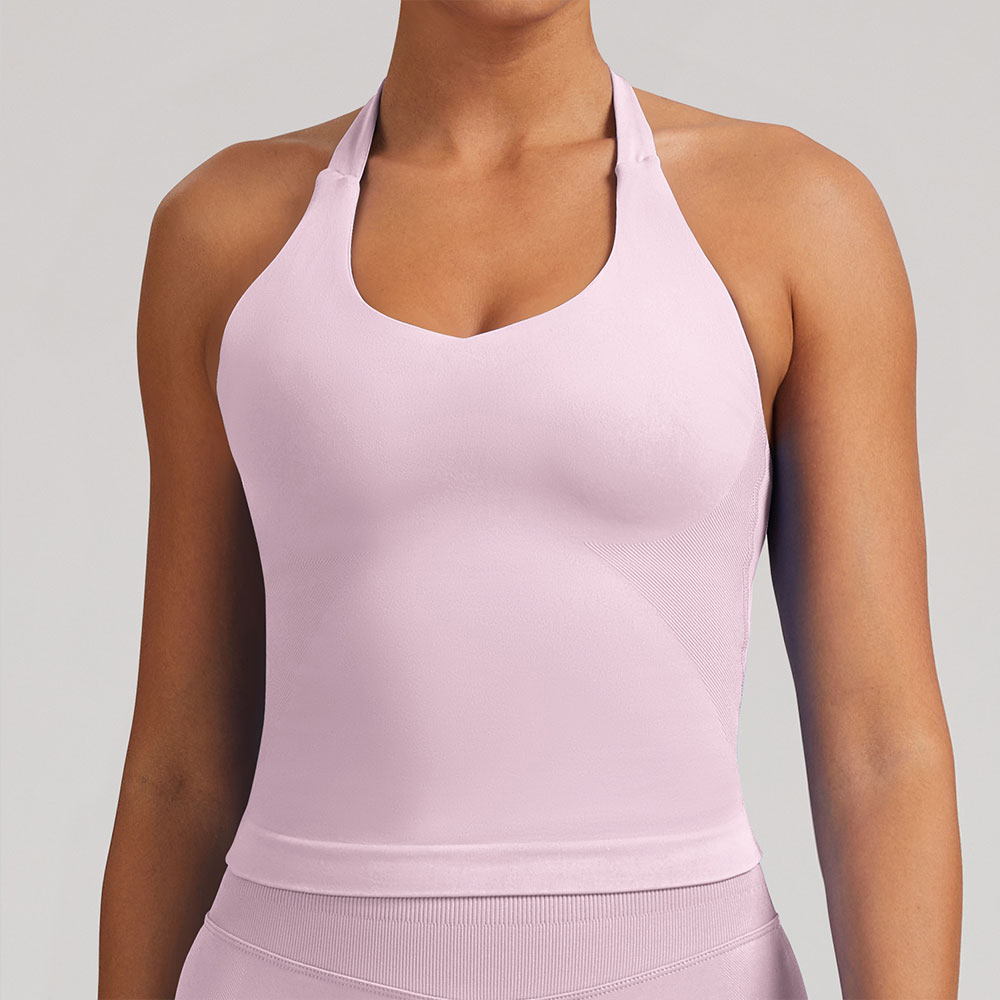 Women's Yoga Vest Seamless Top - T Shirt Bra Seamless บทวิจารณ์และราคา