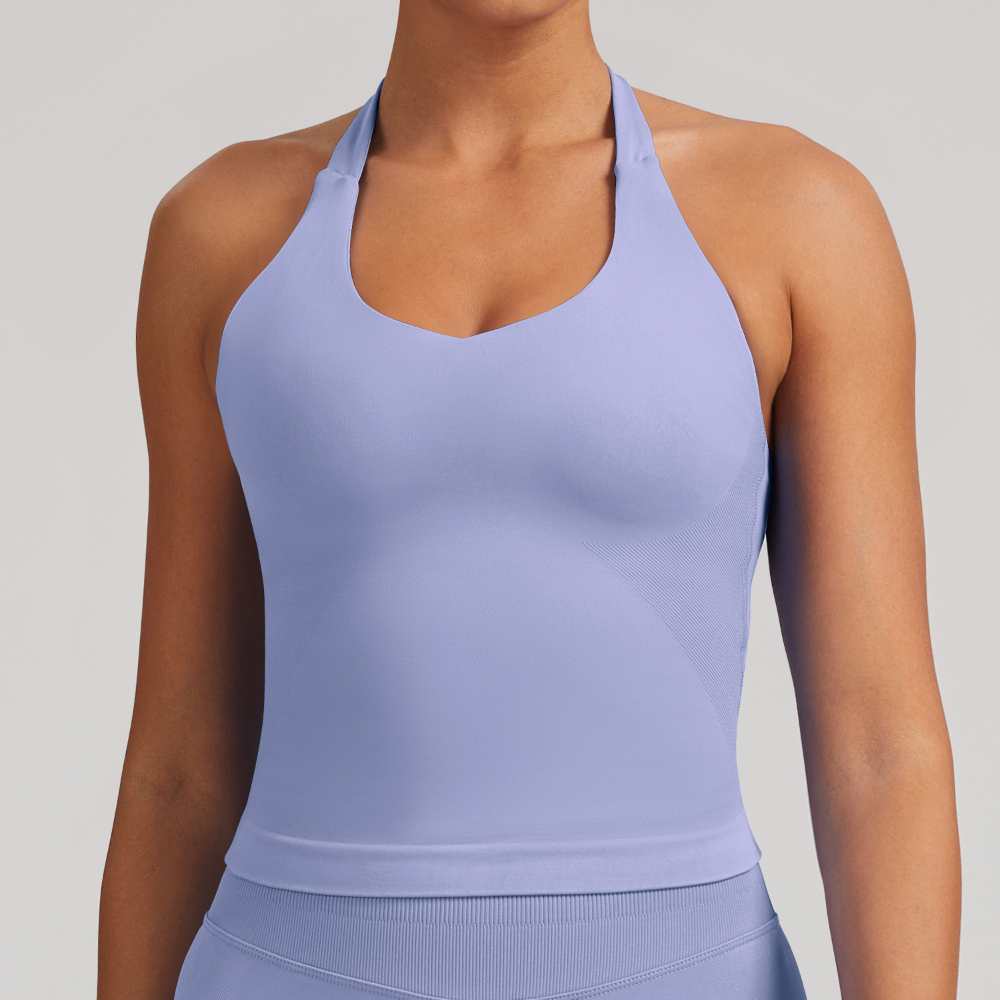 Women's Yoga Vest Seamless Top - T Shirt Bra Seamless บทวิจารณ์และราคา
