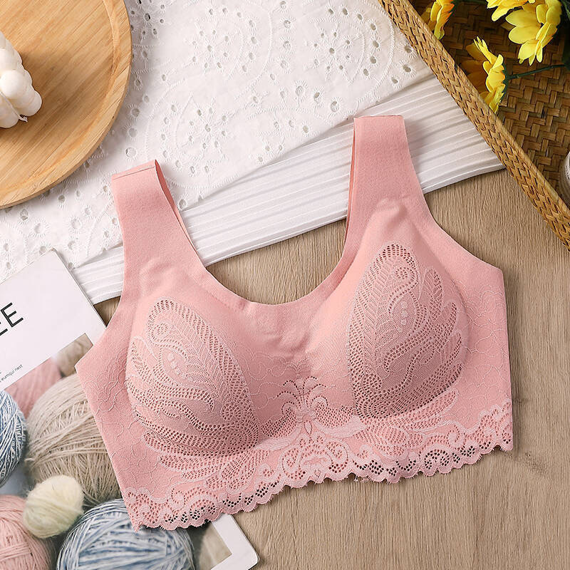 Breathable Latex Bra Seamless  - Sleep Bra Bralette บทวิจารณ์และราคา