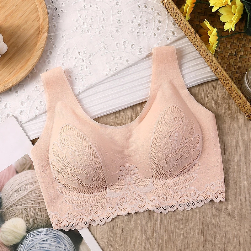 Breathable Latex Bra Seamless  - Sleep Bra Bralette บทวิจารณ์และราคา