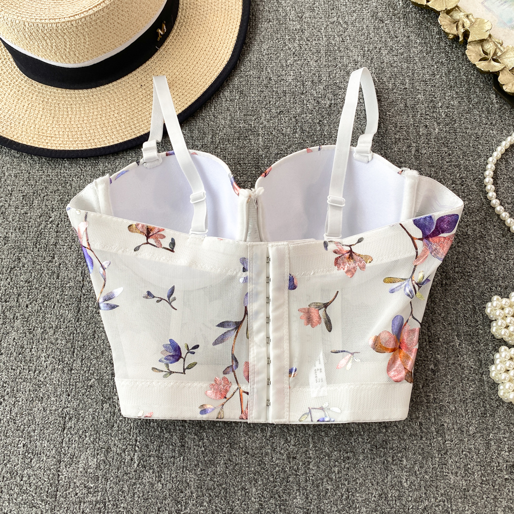 Women Sexy Floral printed Cors - Cotton Bra Everyday บทวิจารณ์และราคา