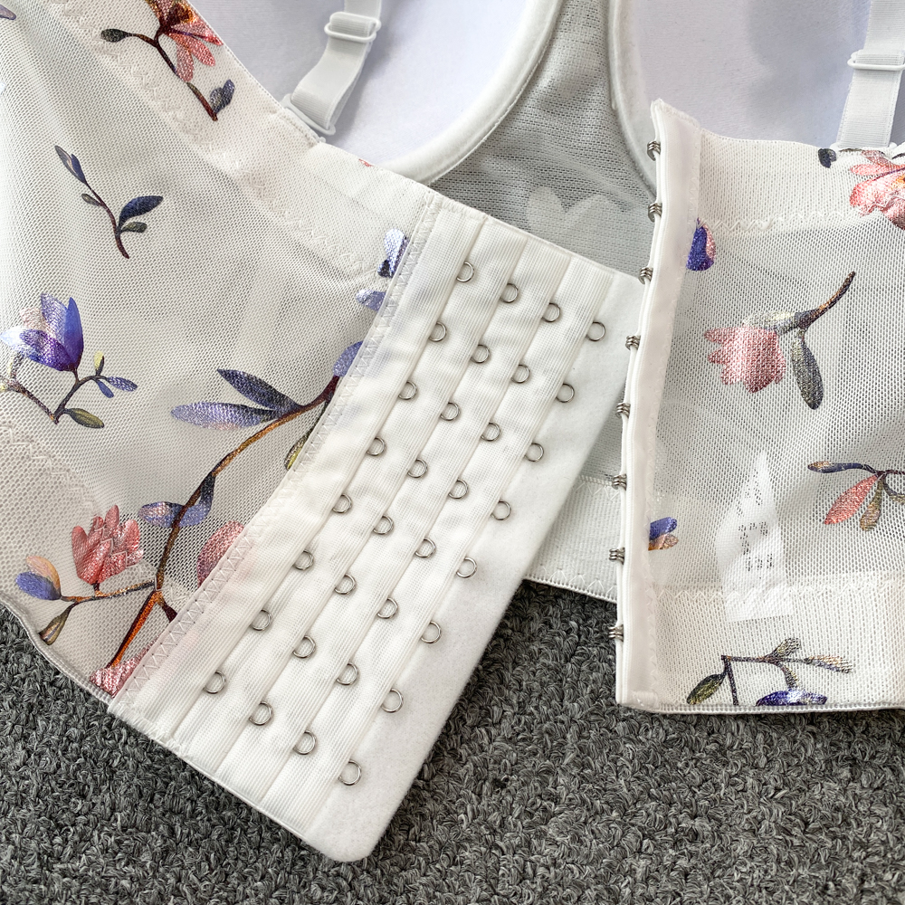 Women Sexy Floral printed Cors - Cotton Bra Everyday บทวิจารณ์และราคา