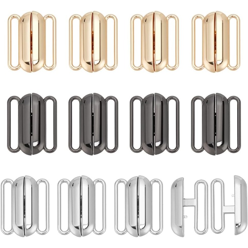 12 Sets 3 Colors Front Closing - Nursing Bra Clip บทวิจารณ์และราคา