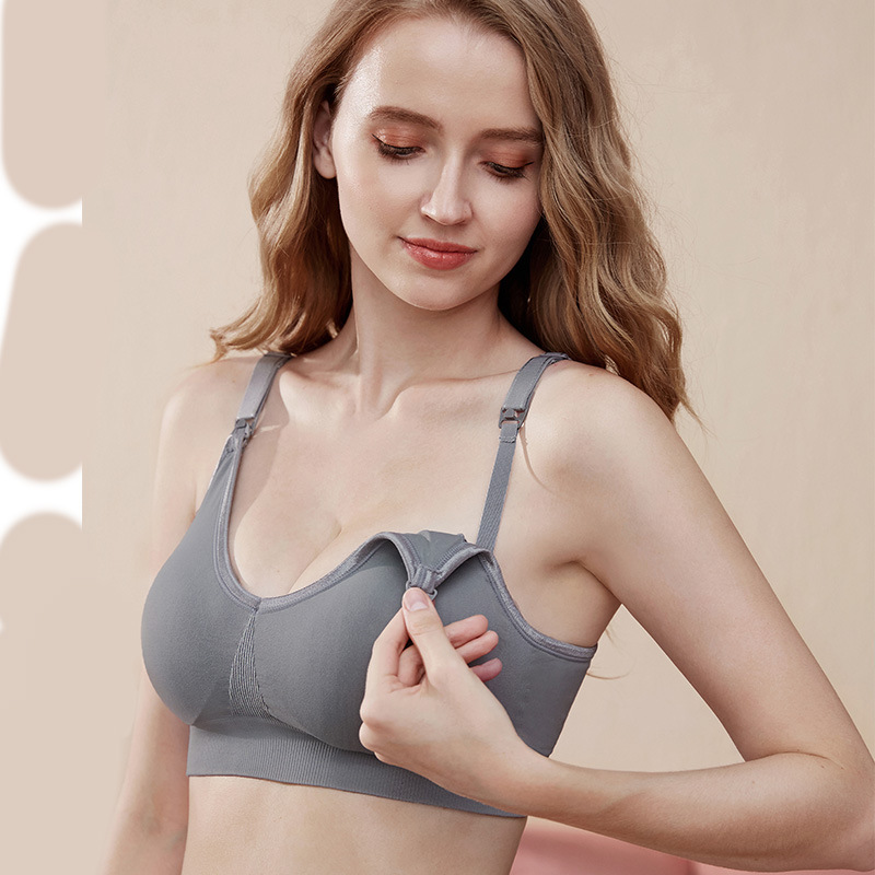 Maternity Nursing Bras Seamles - Sleep Bra Bralette บทวิจารณ์และราคา