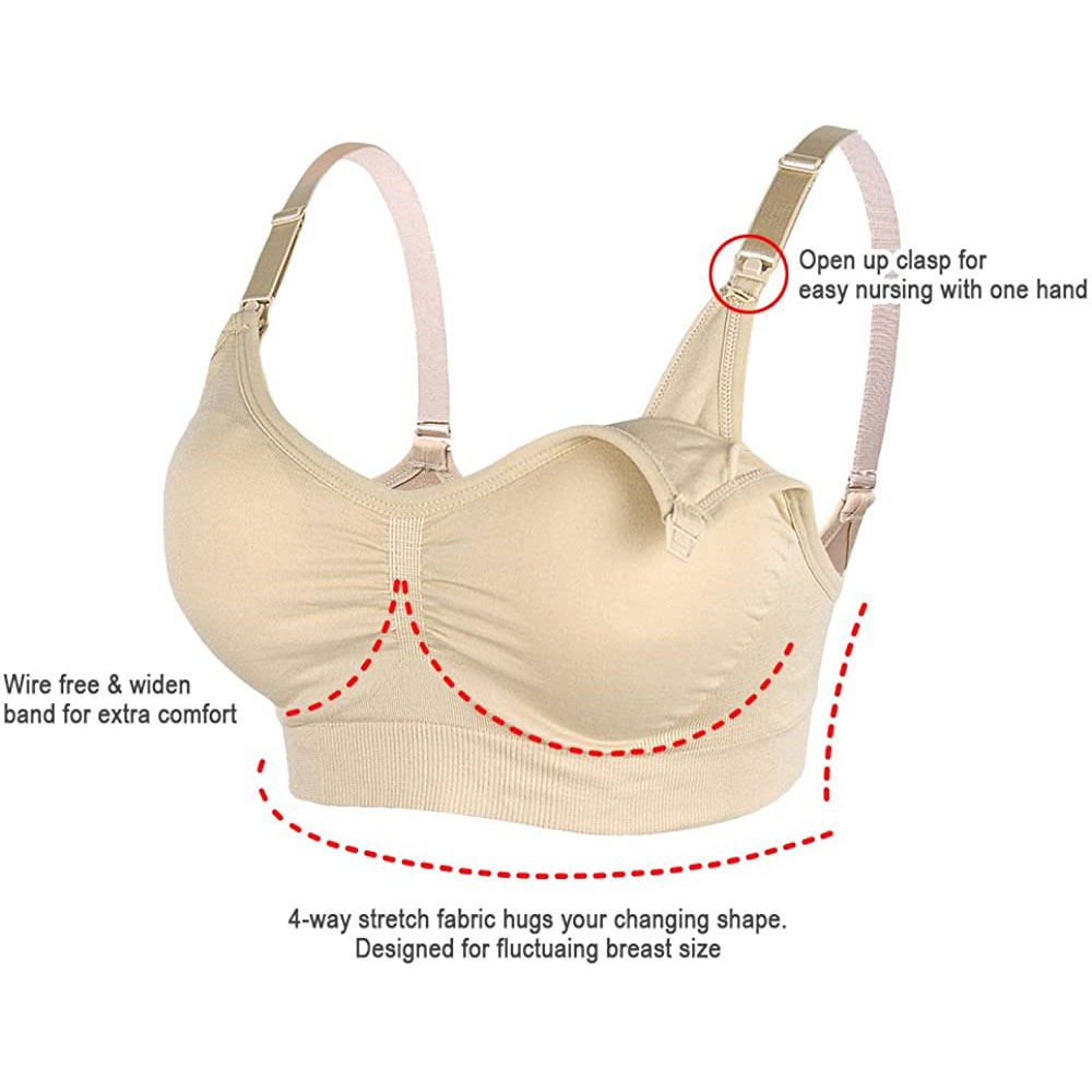 Womens Maternity  Nursing Bra  - Nursing Bra Clip บทวิจารณ์และราคา