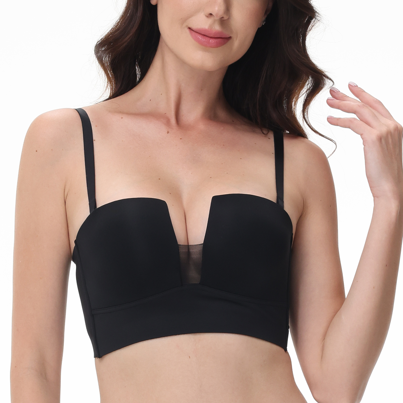 New Strapless Women Bras Ultra - Convertible Bra Multiway บทวิจารณ์และราคา